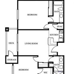 La Vida Del Mar - floor plan 2 bedroom.JPG
