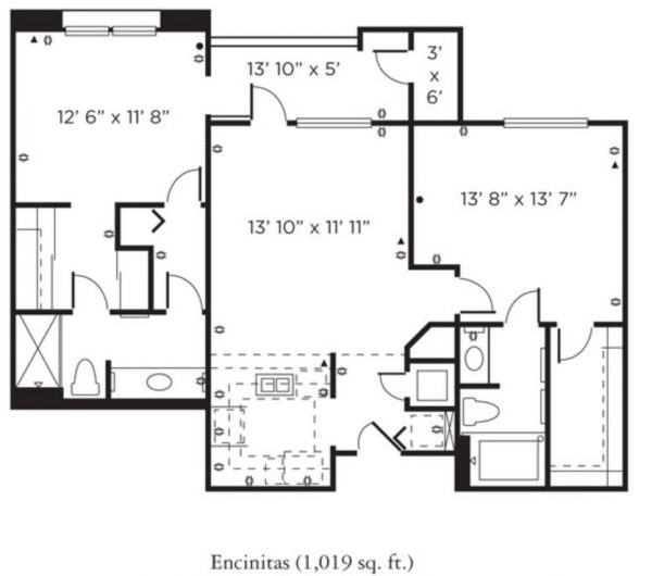 Remington Club of Rancho Bernardo - floor plan IL 2 bedroom Encinitas.JPG