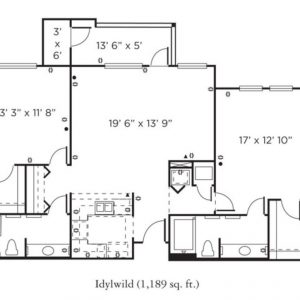 Remington Club of Rancho Bernardo - floor plan IL 2 bedroom Idylwild.JPG