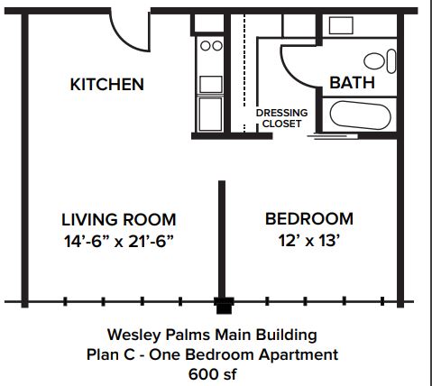 Wesley Palms - floor plan 1 bedroom Plan C.JPG