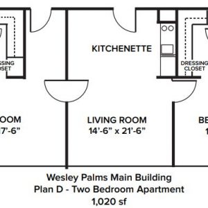 Wesley Palms - floor plan 2 bedroom Plan D.JPG