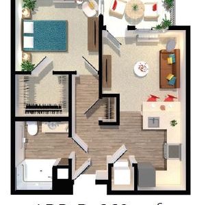 Ocean Hills Assisted Living & Memory Care - floor plan IL One Bedroom 2.JPG
