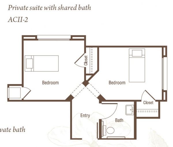 ActivCare at Mission Bay floor plans Level 3 suite with shared bath.JPG