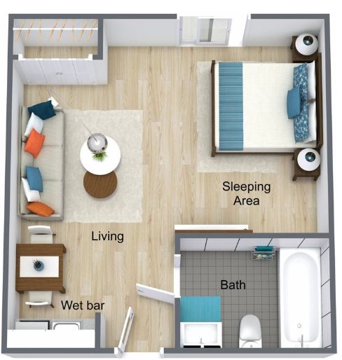 Alta Vista Senior Living floor plan studio deluxe.JPG