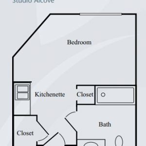 Bayshire Carlsbad floor plan studio alcove.JPG