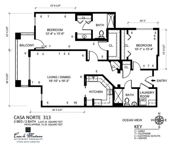Casa de Manana floor plan 2 bedroom 2.JPG