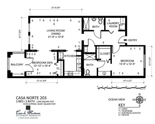 Casa de Manana floor plan 2 bedroom 3.JPG