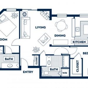 Fairwinds - Ivey Ranch floor plan 2 bedroom 2.JPG