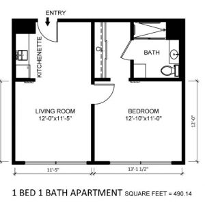 Fredericka Manor floor plan 1 bedroom.JPG