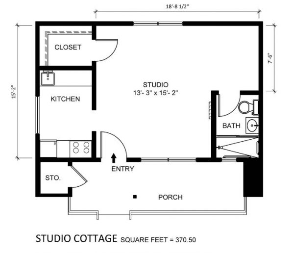 Fredericka Manor floor plan studio cottage.JPG