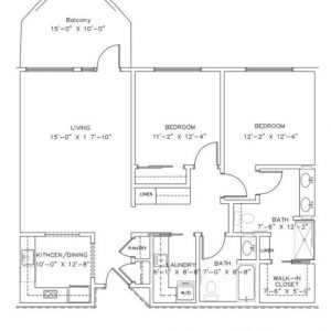 Meadowbrook Village Christian Retirement Community floor plan AL 2 bedroom 2.JPG