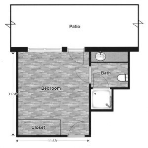 Nazareth House floor plan studio.JPG