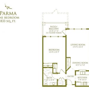 Oakmont of Capriana floor plan 1 bedroom Parma.JPG