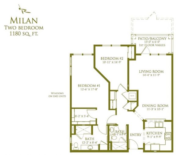 Oakmont of Capriana floor plan 2 bedroom Milan.JPG
