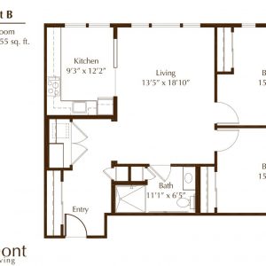 Oakmont of Huntington Beach floor plan 2 bedroom Walnut B.JPG