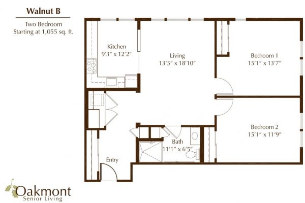 Oakmont of Huntington Beach floor plan 2 bedroom Walnut B.JPG