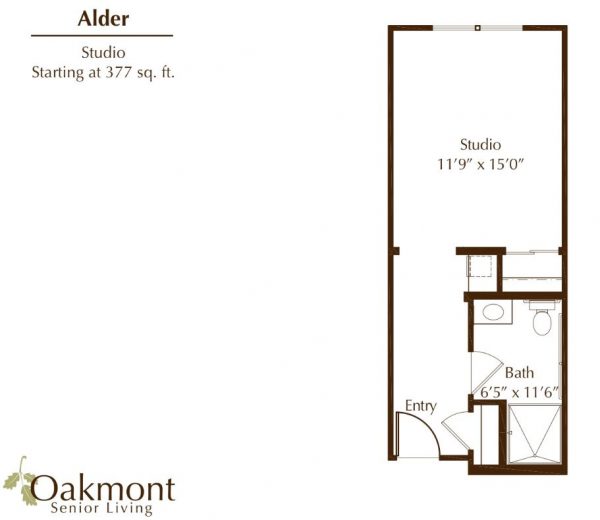 Oakmont of Huntington Beach floor plan studio Alder.JPG