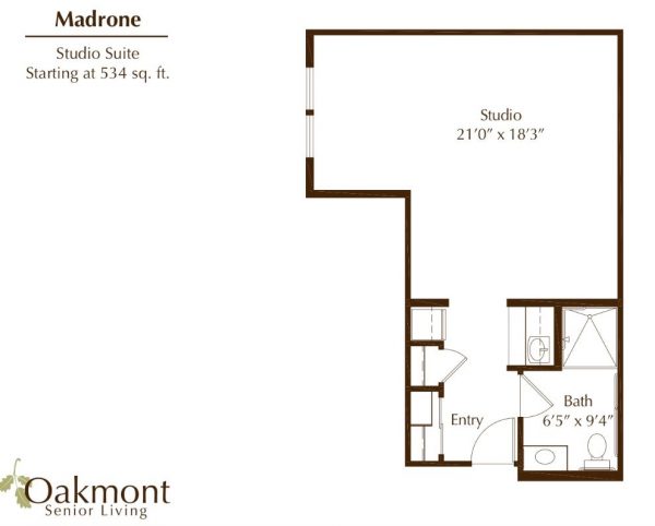 Oakmont of Huntington Beach floor plan studio Madrone.JPG