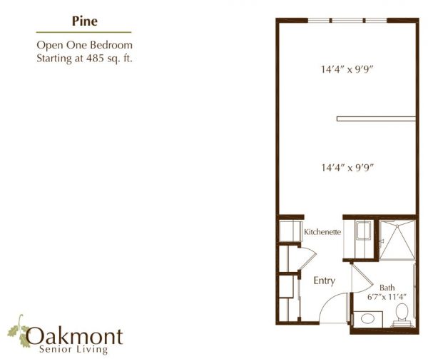 Oakmont of Orange floor plan 1 bedroom Pine.JPG