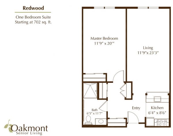 Oakmont of Orange floor plan 1 bedroom Redwood.JPG