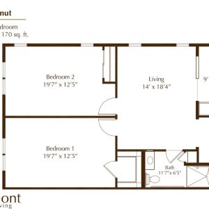 Oakmont of Orange floor plan 2 bedroom Walnut B.JPG