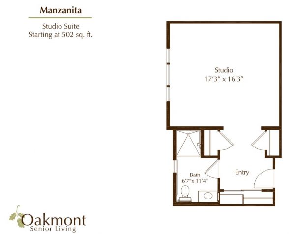 Oakmont of Orange floor plan studio Manzanita.JPG
