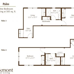 Oakmont of Pacific Beach floor plan 1 bedroom Palm III & IV.JPG