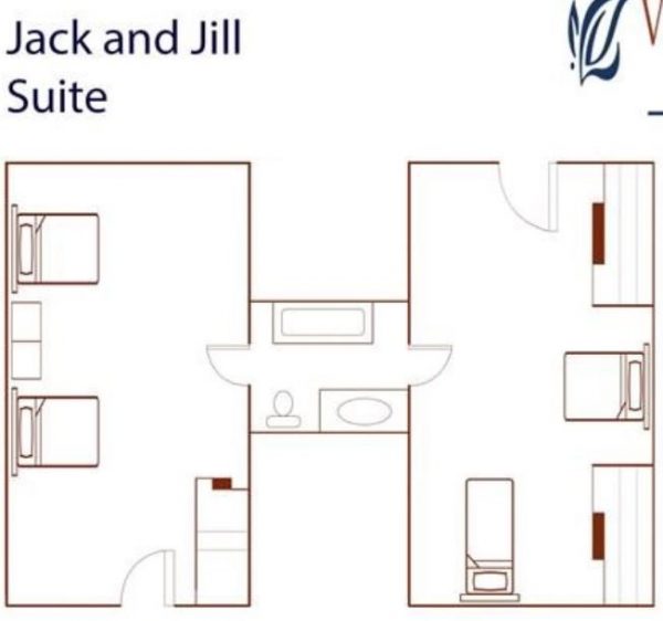 Pacifica Senior Living - South Coast floor plan Jack and Jill Suite.JPG