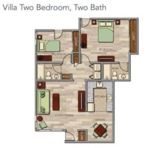 Pacifica Senior Living - Vista floor plan 2 bedroom Majestic Vista.JPG