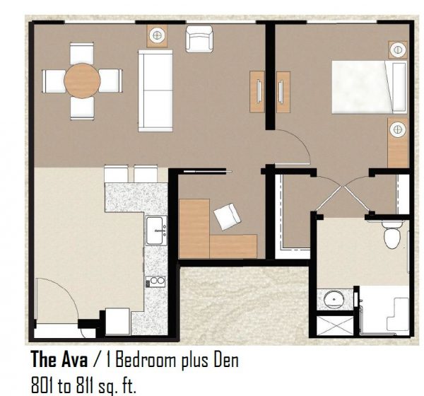 Saint Paul's Plaza floor plan 1 bedroom + den Ava.JPG