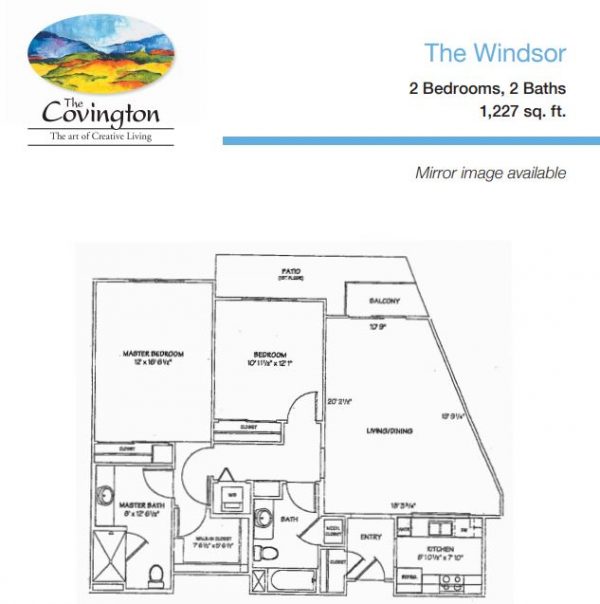 The Covington floor plan IL 2 bedroom The Windsor.JPG