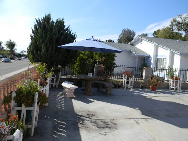 Tomas Residential Care I front patio.JPG