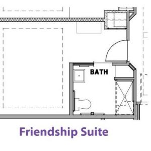 Vista Gardens Memory Care floor plans shared room Friendship Suite.JPG