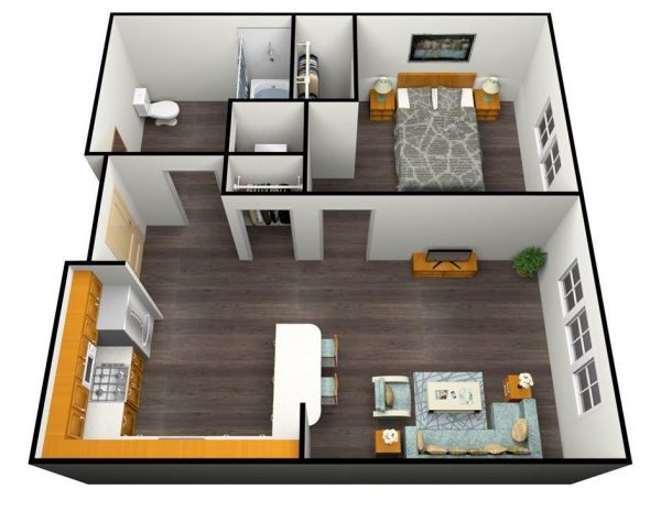 Westmont of Encinitas Floor Plan - 1 bedroom 2.JPG