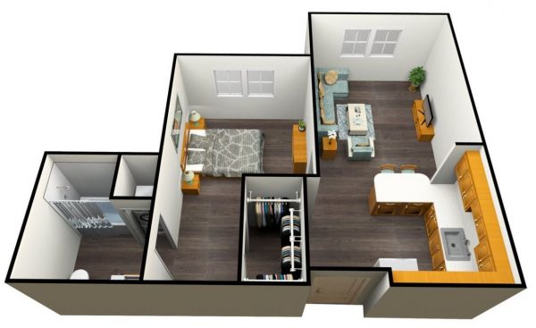Westmont of Encinitas Floor Plan - 1 bedroom.JPG
