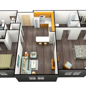 Westmont of Encinitas Floor Plan - 2 bedroom 2.JPG
