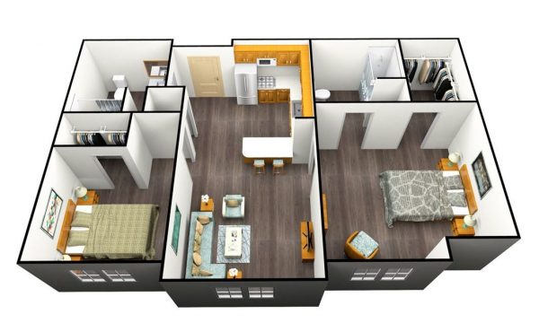 Westmont of Encinitas Floor Plan - 2 bedroom 2.JPG