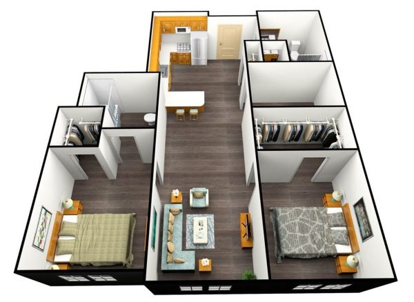 Westmont of Encinitas Floor Plan - 2 bedroom.JPG