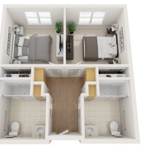 Westmont of La Mesa floor plan MC private room shared bath.JPG