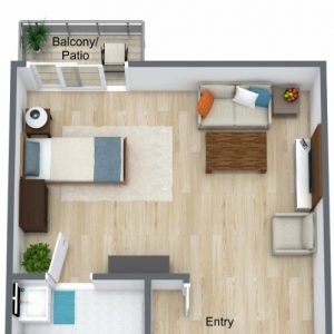 Pacifica Senior Living Encinitas 10 - Floor Plan - Studio.jpg
