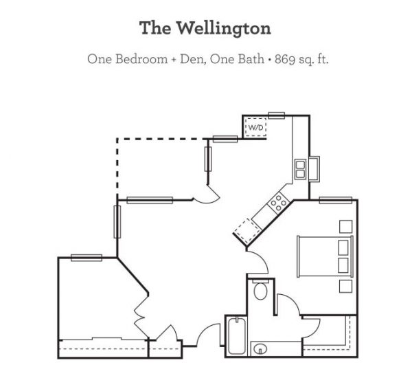 The Ivy at Wellington floor plan 1 bedroom and den.JPG