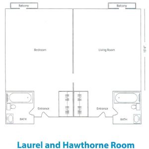 Saint Paul's Villa floor plan 1 bedroom Laurel and Hawthorne.JPG