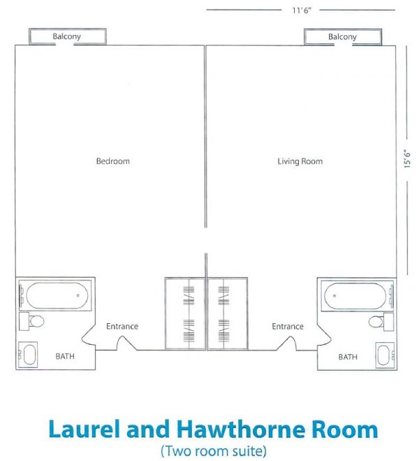 Saint Paul's Villa floor plan 1 bedroom Laurel and Hawthorne.JPG